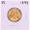 Image 1 : 1895 $5 Liberty Head Half Eagle Gold Coin