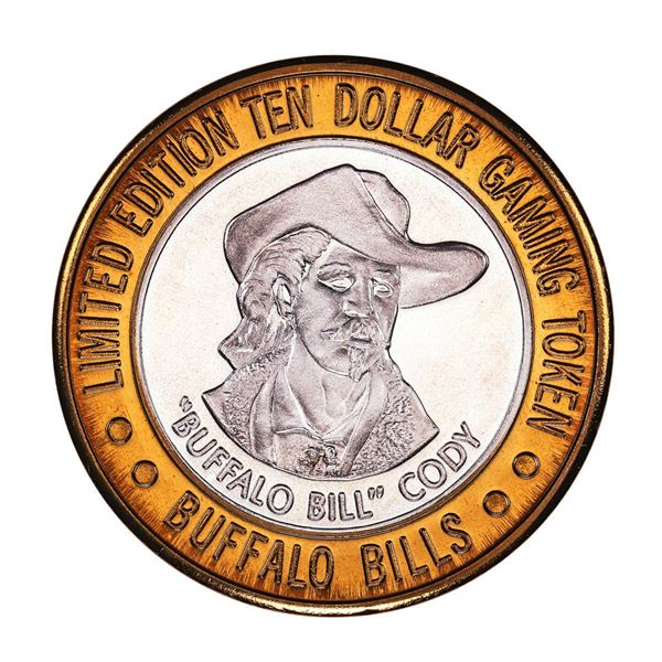 .999 Silver Buffalo Bills Resort & Casino Jean, NV $10 Limited Edition Gaming Token