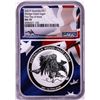 Image 1 : 2021-P $1 Australia Wedge Tailed Eagle Silver Coin NGC MS70 FDOI Mercanti Signature