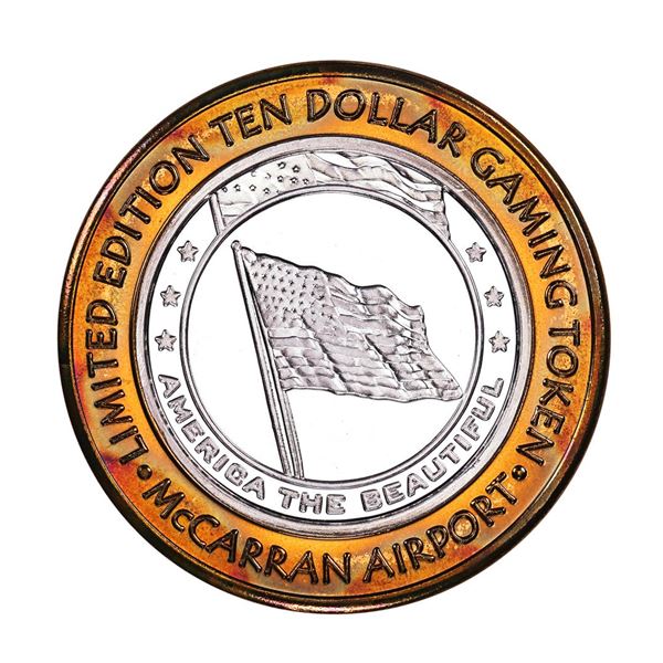 .999 Silver McCarran International Airport Las Vegas, NV $10 Limited Casino Token