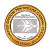 Image 2 : .999 Silver McCarran International Airport Las Vegas, NV $10 Limited Casino Token