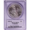 Image 2 : 1992-D $1 Columbus Commemorative Silver Dollar Coin PCGS MS70 Mercanti Signature