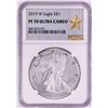 Image 1 : 2019-W $1 Proof American Silver Eagle Coin NGC PF70 Ultra Cameo