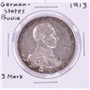 Image 1 : 1913 German States Prussia 3 Mark Silver Coin