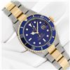 Image 3 : Rolex Mens Two Tone 18K Yellow Gold And Stainless Submariner With Box