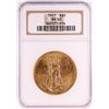 Image 1 : 1927 $20 St. Gaudens Double Eagle Gold Coin NGC MS62