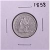 Image 1 : 1858 Seated Liberty Quarter Coin