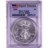 Image 1 : 1999 $1 American Silver Eagle Coin PCGS MS68 First Strike