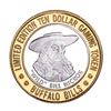 Image 1 : .999 Fine Silver Buffalo Bills Primm, Nevada $10 Casino Limited Edition Gaming Token