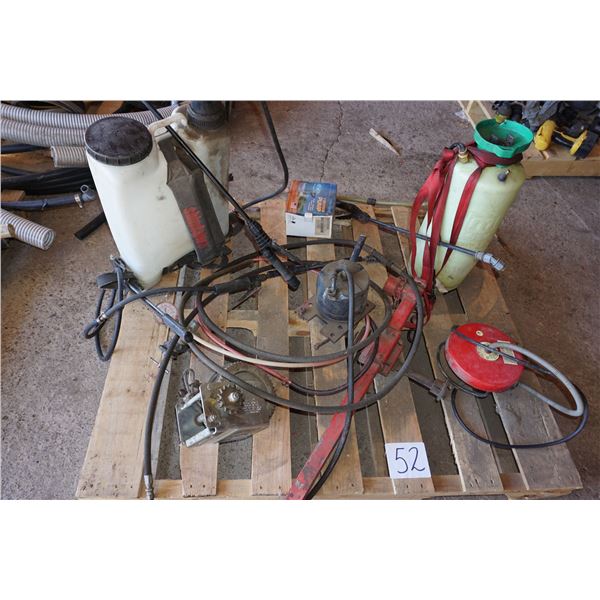 2 Sprayers, Floating Tank Heater, Winch, Hydraulic Motor etc