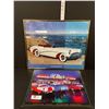 Image 1 : Framed 1954 Buick Skylark and Al Mac's Diner 16 11" Tin Sign