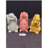 Image 1 : Lot of 3 Distressed Ceramic Easter Bunnies