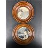 Image 2 : Vintage Mini Framed Silks, Hand Crafted Coasters and Lidded Jar