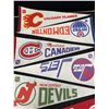 Image 2 : Lot of 6 Hockey Pennants - Calgary Flames, Etc.