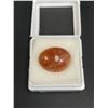 Image 2 : Natural Sunstone 13.295ct 17.41 x 13.83 x 8.07mm Oval Cabochon Kangayam India Untreated