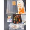 Image 2 : Stamp Collectors Lot - Assorted Stamps, Perforation Gauge, Empty Packaging, Etc.