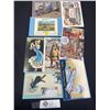 Image 1 : Lot of 8 Vintage Advertising Postcards Including Remington Firearms