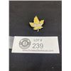 Image 1 : Quality Enamel and Sterling Maple Leaf Brooch