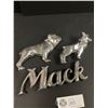 Image 2 : Lot of 3 Mack Truck Emblems