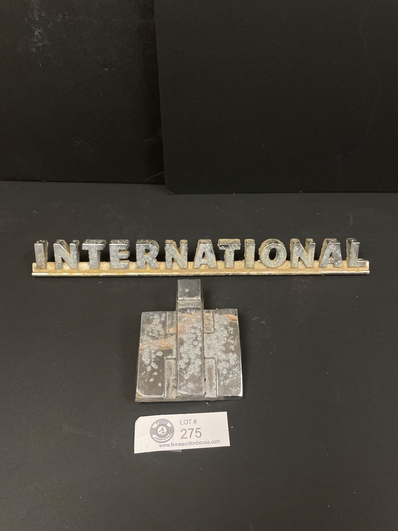 Lot of 2 International Truck Emblems