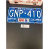 Image 2 : Lot of 2 Collectible BC License Plates