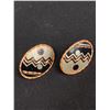 Image 3 : 2 Pair of Vintage Copper Stud Earrings