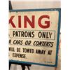 Image 2 : Wooden Parking Sign 24 x 42" - Lady Alexandra Patrons Only