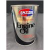 Image 2 : Tin Lot - Amsoil Engine Oil, 1 Litre  - Full and Mobil Jet Oil, 1 US Quart - Full