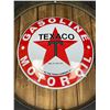 Image 2 : Very Nice Texaco Round Motor Oil and Gasoline Sign