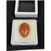 Image 2 : Natural Sunstone 9.78ct 18.21 x 12.11 x 6.26mm Pear Cabochon Kangayam India Untreated