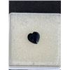 Image 2 : Natural Blue Sapphire 1,01ct 6.36 x 6.26 x 3.02mm Heart Cut Madagascar Untreated