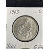 Image 2 : 1963 Canadian Silver 50 Cent Coin - EF40