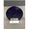 Image 2 : Vintage Heavy Cobalt Blue Paper Weight, Splendor Sine Occasu