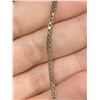 Image 2 : Heavy Sterling Silver Italian BoxLink Chain Necklace  - 20"