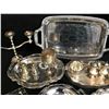 Image 2 : SILVER PLATED SERVING WARE LOT