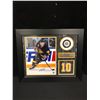 Image 1 : PAVEL BURE SIGNED PHOTO FRAMED w/ PUCK DISPLAY (AJ SPORTS)