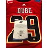 Image 2 : Dillon Dubé Signed Flames Jersey (East Coast Sports Collectibles COA)