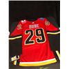 Image 3 : Dillon Dubé Signed Flames Jersey (East Coast Sports Collectibles COA)