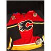 Image 4 : Dillon Dubé Signed Flames Jersey (East Coast Sports Collectibles COA)
