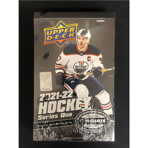 2021-22 UPPER DECK SERIES 1 HOCKEY FACTORY SEALED HOBBY BOX