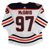 Image 1 : CONNOR McDAVID GAME WORN EDMONTON OILERS JERSEY GLOBAL SERIES MEIGRAY COA R02198