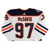 Image 2 : CONNOR McDAVID GAME WORN EDMONTON OILERS JERSEY GLOBAL SERIES MEIGRAY COA R02198