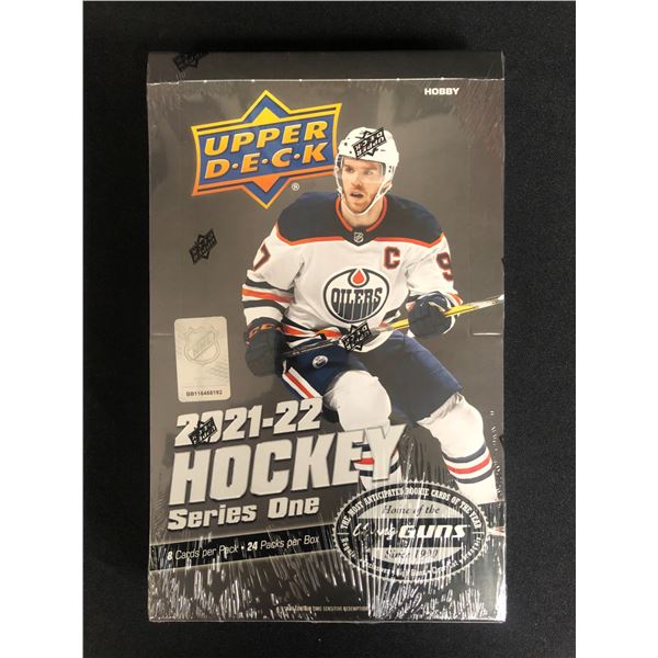 2021-22 UPPER DECK SERIES 1 HOCKEY FACTORY SEALED HOBBY BOX