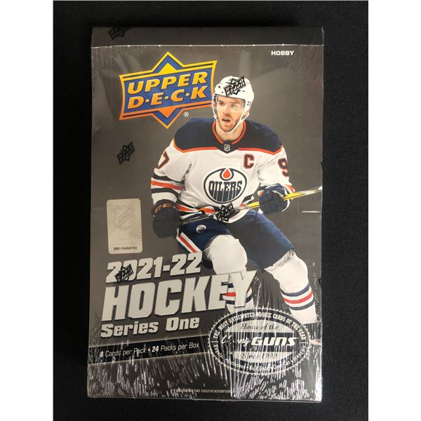 2021-22 UPPER DECK SERIES 1 HOCKEY FACTORY SEALED HOBBY BOX