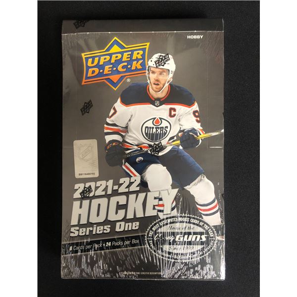 2021-22 UPPER DECK SERIES 1 HOCKEY FACTORY SEALED HOBBY BOX