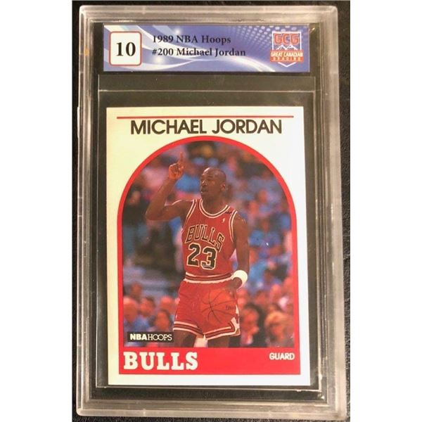 1989 NBA HOOPS NP.200 MICHAEL JORDAN (GCG 10)