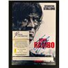 Image 2 : SYLVESTER STALLONE SIGNED RAMBO 8 X 10 (RA COA)