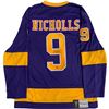Image 1 : BERNIE NICHOLS SIGNED LA KINGS THROWBACK VINTAGE JERSEY (FROZEN POND COA)
