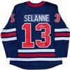 Image 1 : TEEMU SELANNE SIGNED WINNIPEG JETS JERSEY (FROZEN POND COA)