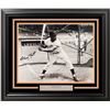 Image 1 : WILLIE MAYS SIGNED 16X20 FRAMED PHOTO (PSA HOLO)